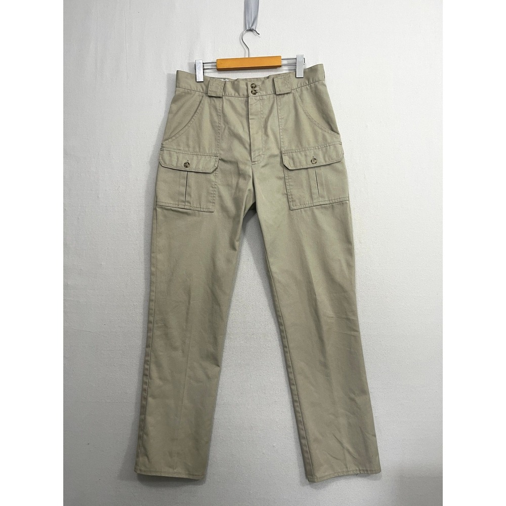 Vintage Tilley Endurables Khaki Cargo Pants Mens 34 Made in Canada Utility